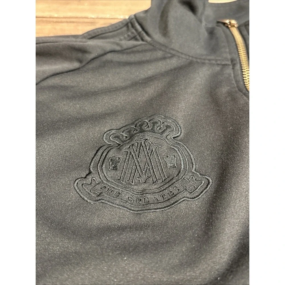 Adidas Muhammad Ali Men's Triple Black Track Jacket Greatest Of All Time Size Xs